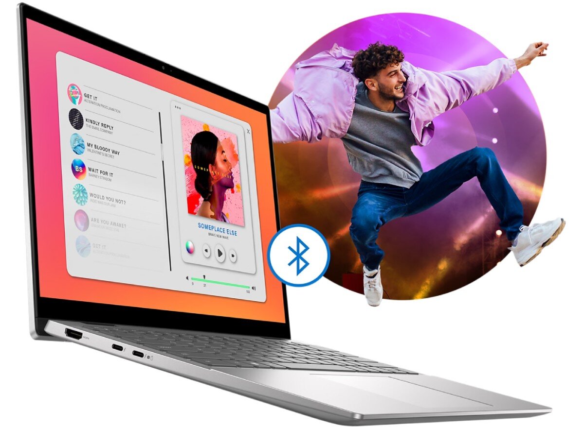 Laptop DELL Inspiron 7430-3437 14 i5-1335U 8GB RAM 512GB SSD Windows 11 Home łączność Wi-Fi Bluetooth porty