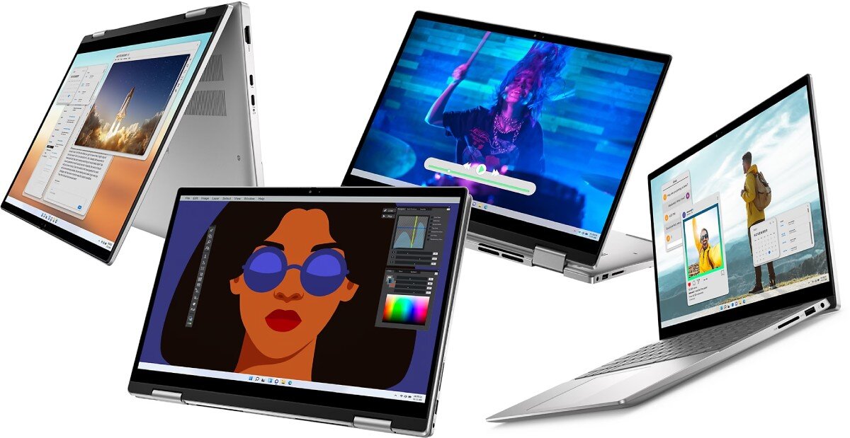 Laptop DELL Inspiron 7430-9966 14 i7-1355U 16GB RAM 512GB SSD Windows 11 Home zawias 360 tryby elastyczność