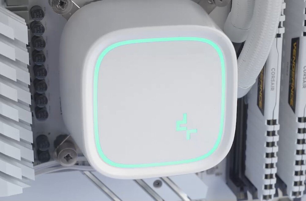 Chłodzenie wodne DEEPCOOL LE520 Biały efekty podświetlenie kompatybilność
