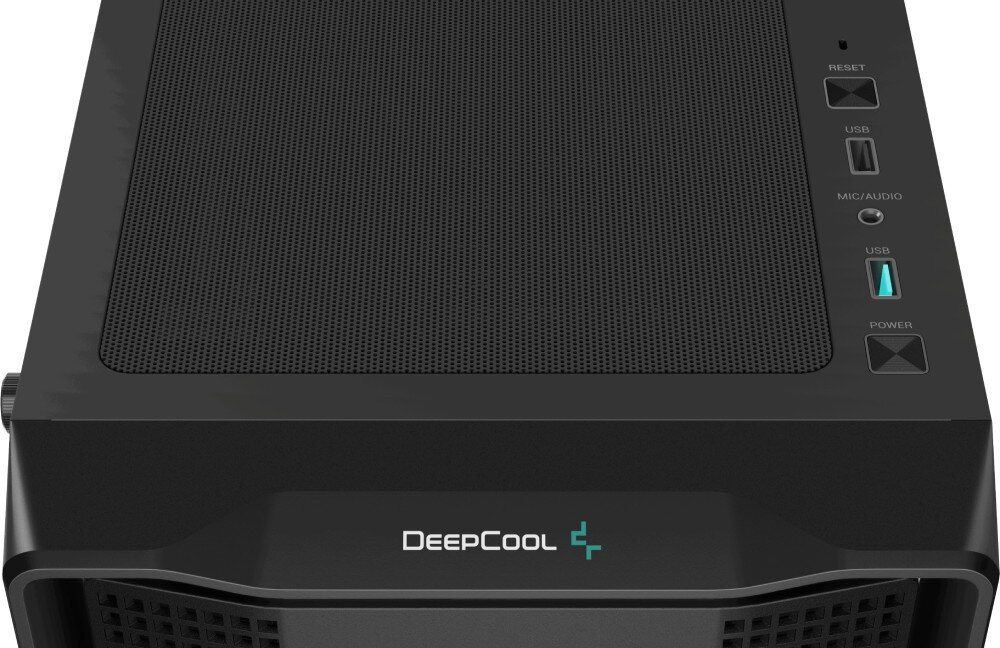 Obudowa DEEPCOOL CC560 V2 Czarny porty złącza podłączenie przyciski