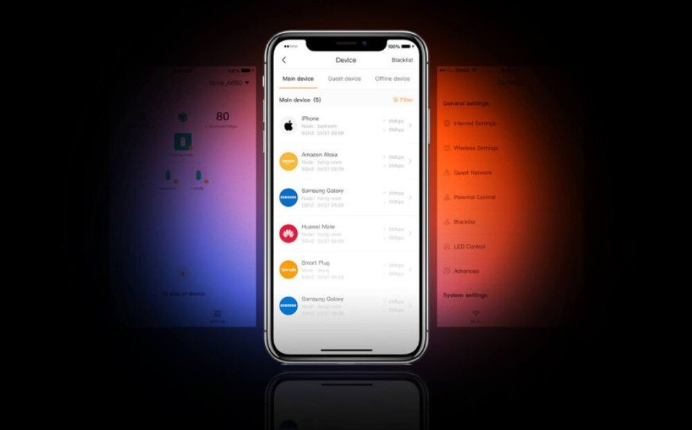 Router TENDA EX12 Smartfon z aplikacją Tenda WiFi