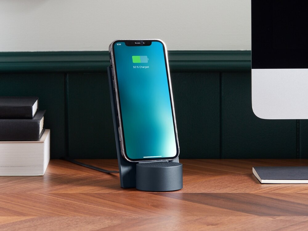Ładowarka indukcyjna LEXON City Energy Pro 3w1 bezprzewodową ładowarkę głośnikiem Bluetooth zestawem głośnomówiącym szybkie ładowanie smartfona z obsługą Qi prowadzenia rozmów odtwarzania muzyki