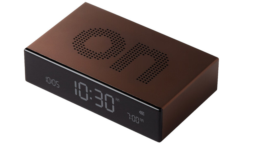 Budzik LEXON Flip Premium  - podświetlenie