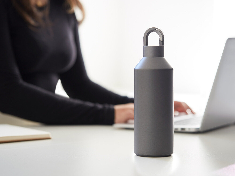 Termos LEXON Horizon LL148X Szary Temperatura przez cały dzień ulubiony napój sytuacja podwójna ścianka stal nierdzewna zimno ciepło utrzymywanie temperatury czas