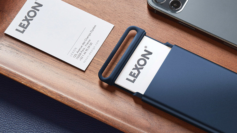 Etui na wizytówki LEXON Nomaday Card - wykonanie aluminium