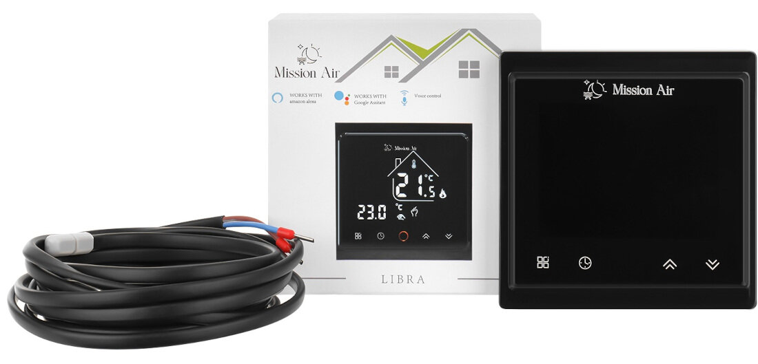 Regulator MISSION AIR Libra Czarny zestaw akcesoria komplet wyposazenie