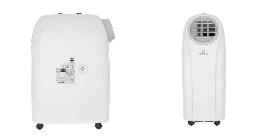KLIMATYZATOR MISSION AIR Fresh chłodzenie szybko wydajnie do biura mieszkania 35 m3 dwukolorowa obudowa