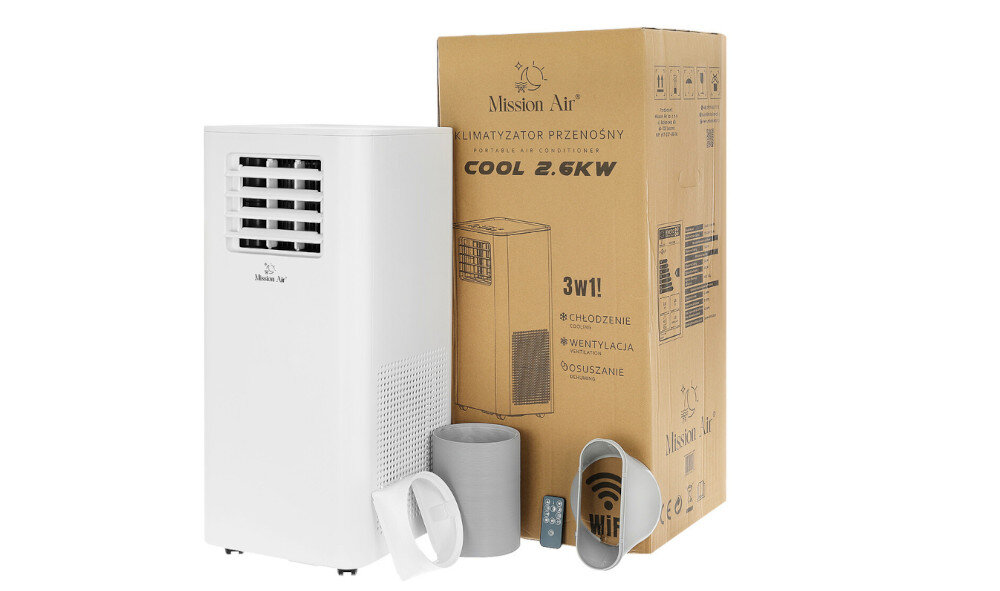 KLIMATYZATOR MISSION AIR Cool zestaw rura dysza wlotowa pilot dokumentacja