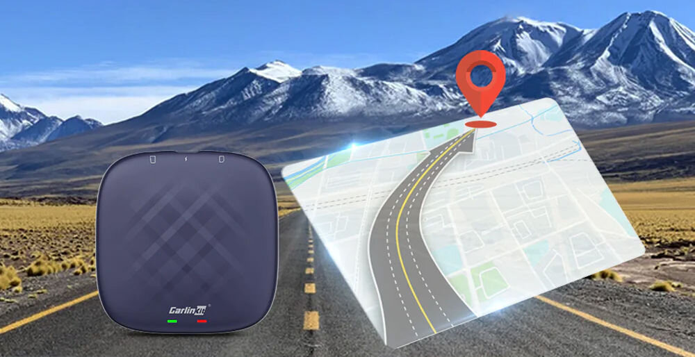 Adapter CARLINKIT TBOX-Plus Bezprzewodowy CarPlay Niebieski szybkie łączenie z telefonem bluetooth 5.0 wsparcie dla kart SD SIM