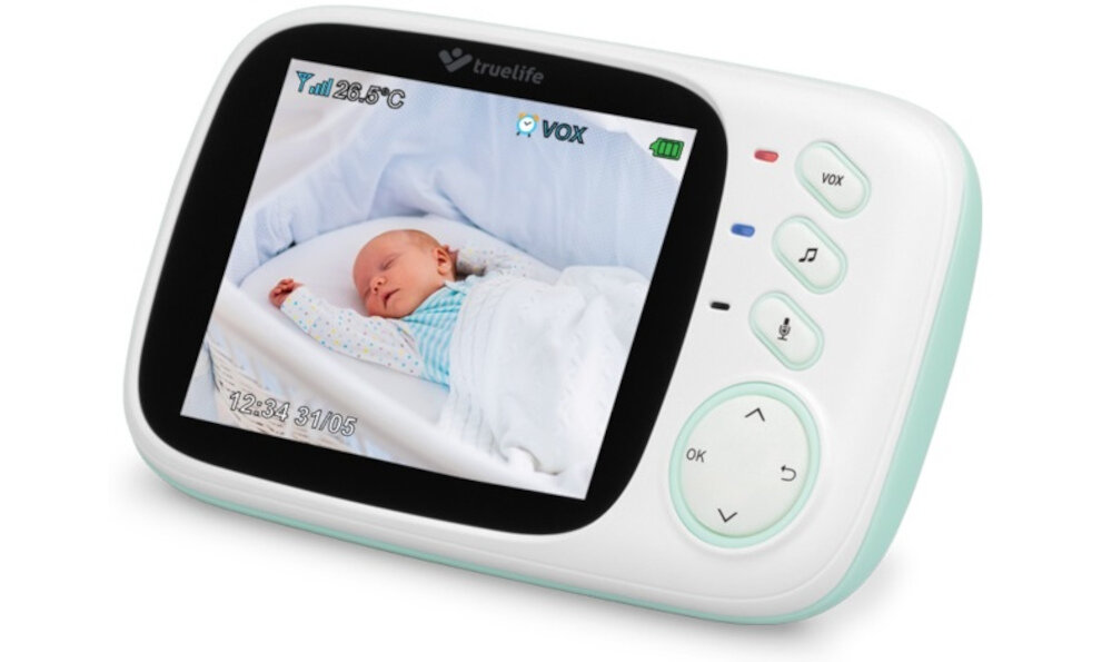 Monitor TRUELIFE NannyCam H32 kolorowy 3,2 calowy wyswietlacz diody LED