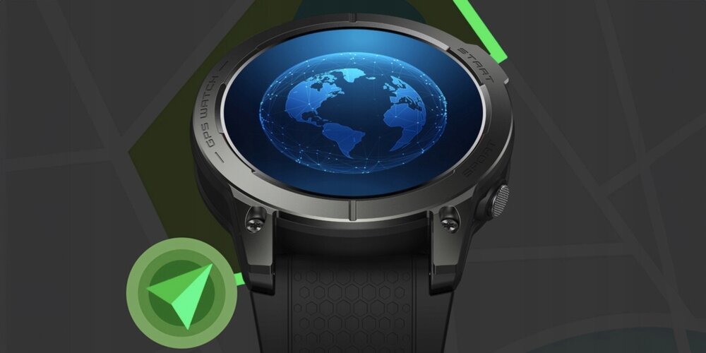 Smartwatch Zeblaze Stratos 3 nawigacja