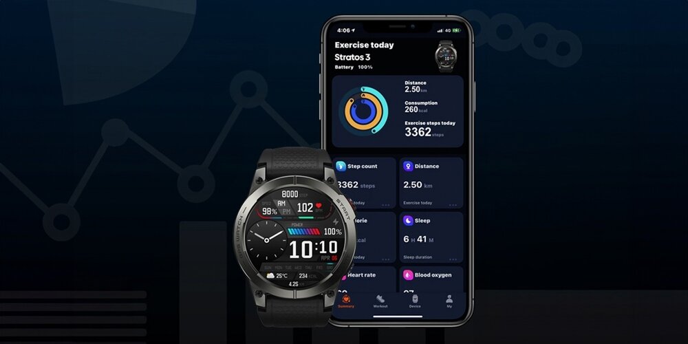 Smartwatch Zeblaze Stratos 3 z telefonem