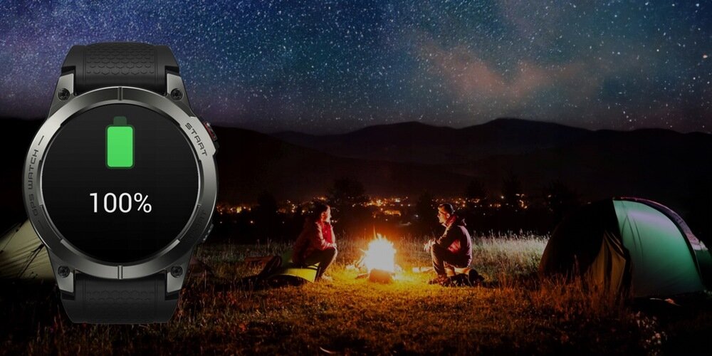 Smartwatch Zeblaze Stratos 3 wytrzymała bateria