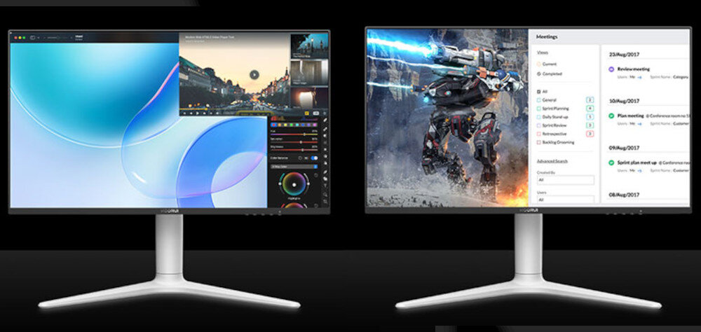 Monitor KOORUI GN10 27 2560x1440px 240Hz 1 ms funkcje okna wielozadaniowość