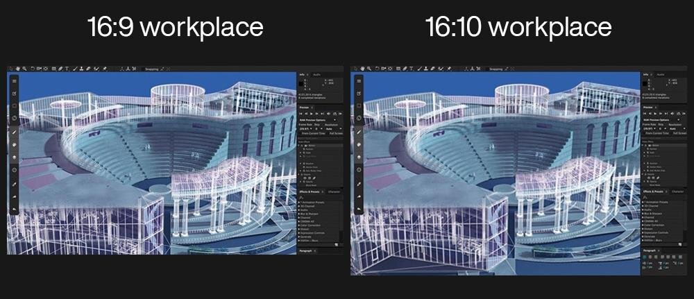 Laptop ASUS ProArt Studiobook Pro W7604J3D - proporcje 16:10 