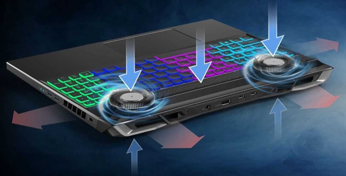 Laptop ACER Nitro AN16-41 - dwa wentylatory