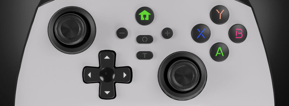 Kontroler GENESIS Mangan 300 Czerwony doskonale odwzorowany ruch joysticków