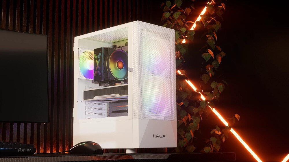 Obudowa KRUX Vako RGB Biały