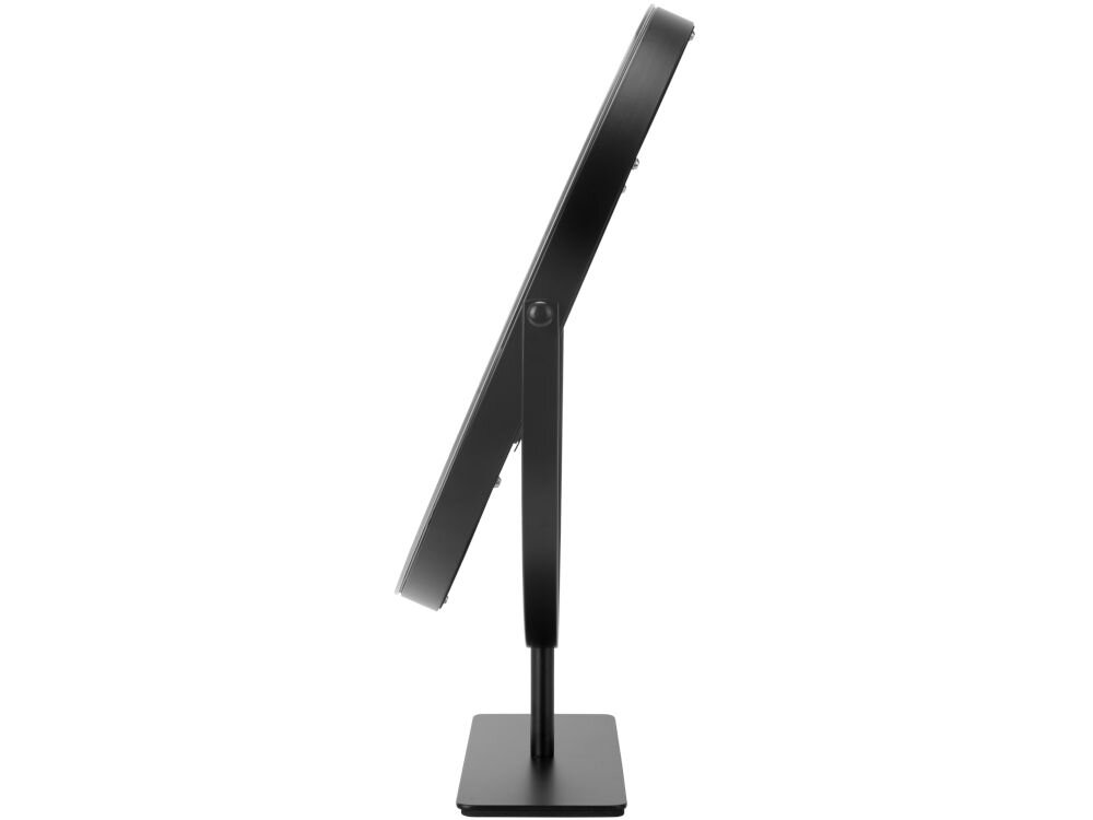 Lusterko kosmetyczne HUMANAS Scarlet HS-HM Czarny lusterko czarne metalowe wykończenie okrągła forma nowoczesny design