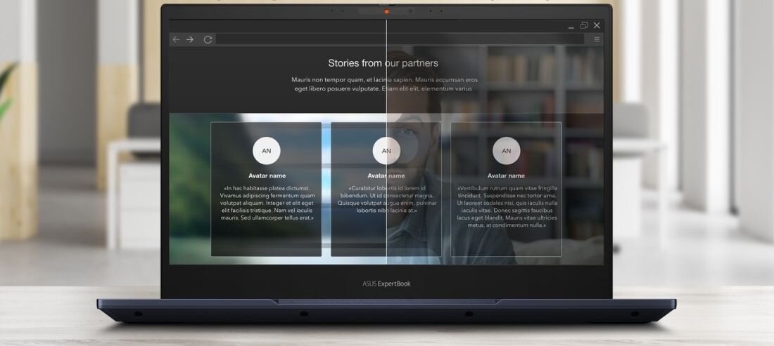 Laptop ASUS ExpertBook B5 B5402CBA  - Powłoka antyrefleksyjna  