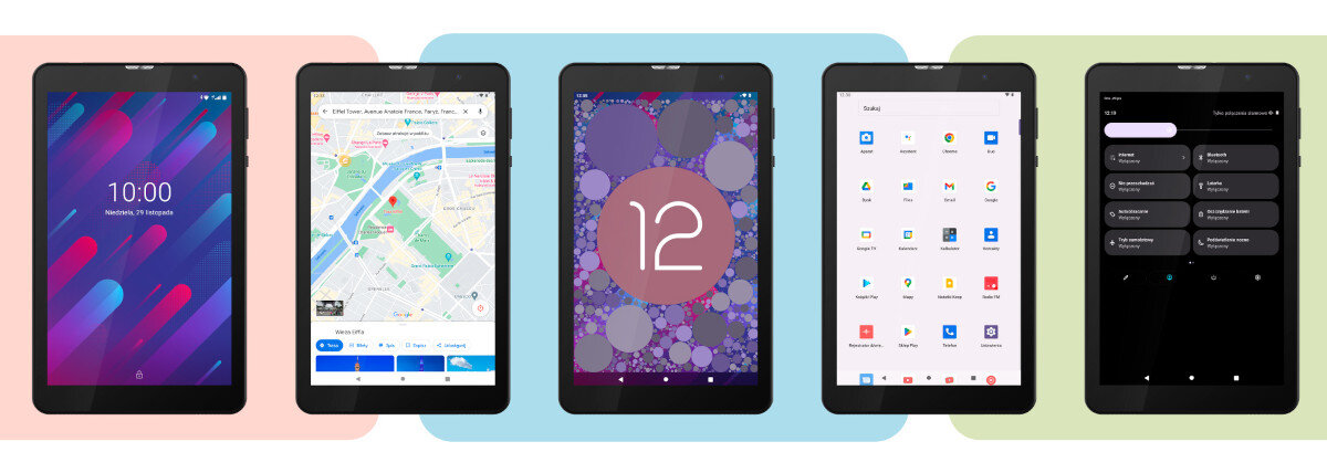 Tablet KRUGER&MATZ EAGLE 806.1 przejrzysty interfejs Androidzie 13 wysoką funkcjonalność