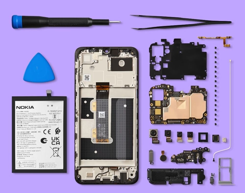 Smartfon NOKIA G42    ekran bateria aparat procesor ram pamięć pojemność rozdzielczość zdjęcia filmy opis dane cechy blokady system łączność wifi bluetooth obudowa szkło odporność porty muzyka transfer sieć przekątna matryca waga czujniki oled amoled ips