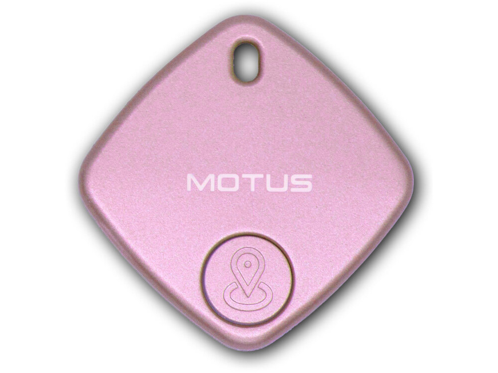 Lokalizator MOTUS Find Me Różowy malutkiw stylowe urzadzenie mozliwosc sledzenia i odnajdywania maly latwosc uzytkowania praktyczne zastosowanie