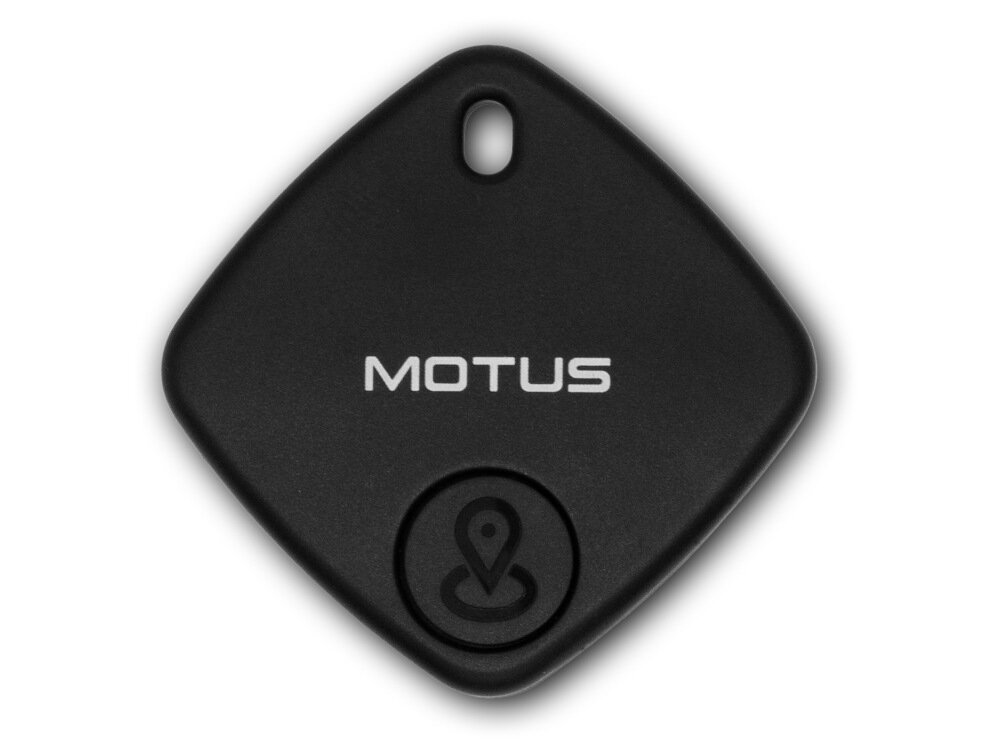 Lokalizator MOTUS Find Me Czarny malutkiw stylowe urzadzenie mozliwosc sledzenia i odnajdywania maly latwosc uzytkowania praktyczne zastosowanie