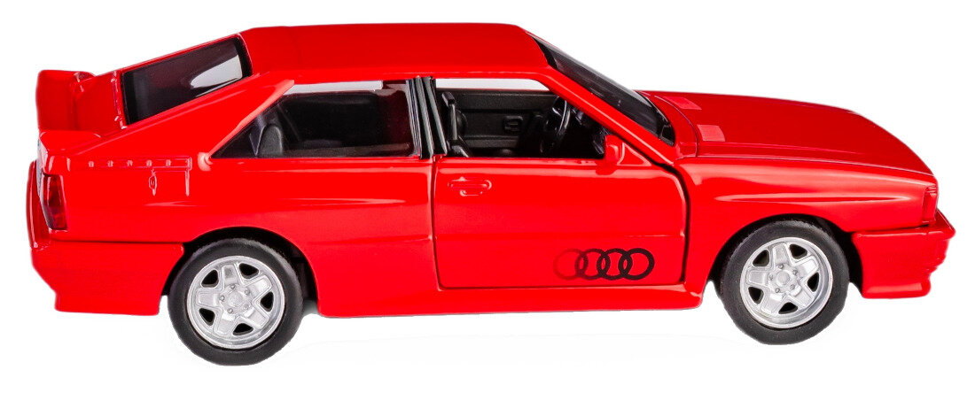 Samochód RMZ City Audi Quattro Coupe (1980-1991) K-998 Wierne odwzorowanie detal Metalowy modeli w skali 1:32 miniaturowa wersja kultowego pojazdu
