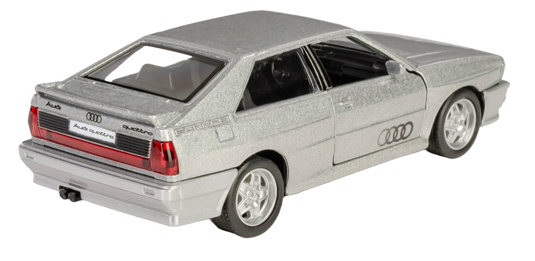 Samochód RMZ City Audi Quattro Coupe (1980-1991) K-999 Oficjalna licencja producenta zgodność z oryginalnym designem pojazdu europejskie normy bezpieczeństwa Bezpieczna konstrukcja wysokiej jakości materiały komfort użytkowania