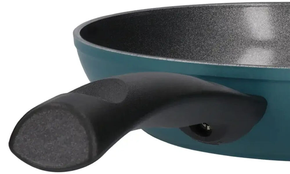 Patelnia ZWIEGER Enviro 24 cm ergonomiczny uchwyt nie nagrzewa się komfort bezpieczeństwo wygodne uchwyty łatwiejsze manipulowanie specjalna konstrukcja uchwytu stabilna łatwe wygodne przenoszenie codzienne gotowanie