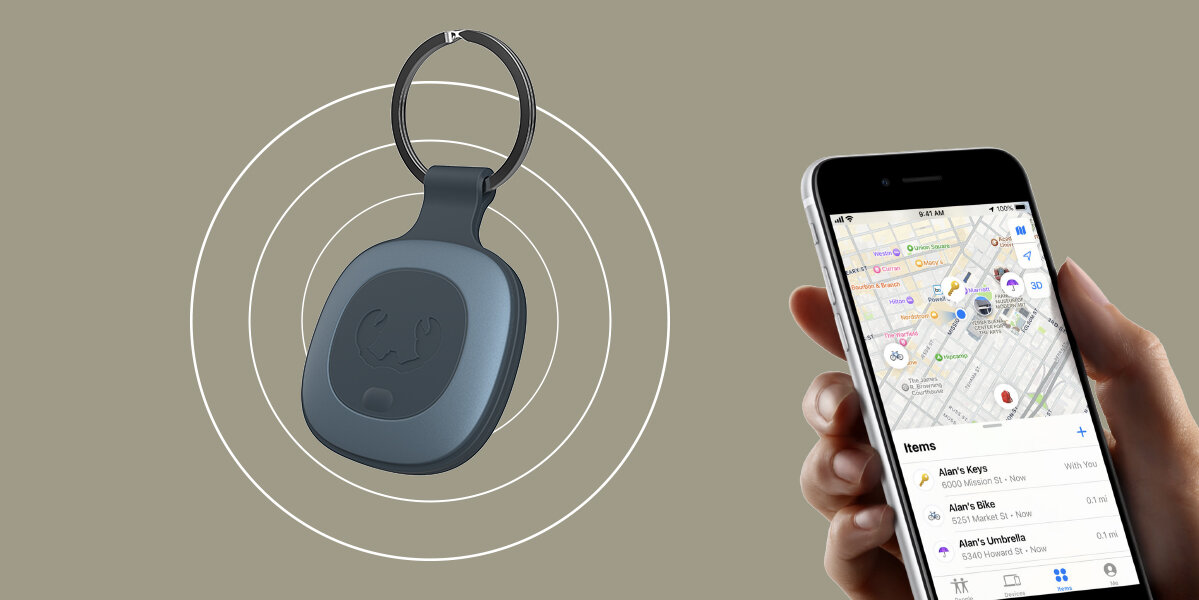 Lokalizator FRESH N REBEL Smart Finder TAG z obsługą APPLE FIND MY (3 szt.) - smartfinder z telefonem i lokalizacja na ekranie telefonu, powiadomienia, tryb utracony, funkcja powiadom o znalezieniu, znajdz