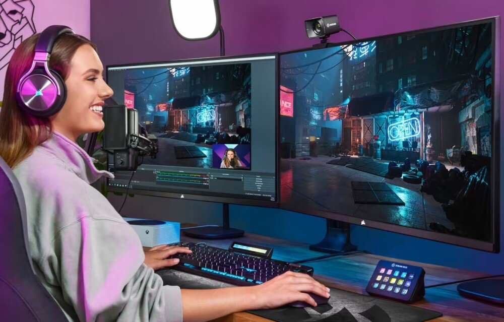 Monitor CORSAIR Xeneon 315QHD165 31.5 2560x1440px IPS 165Hz 1 ms [MPRT] obraz jakość rozdzielczość kolory dokładność matryca