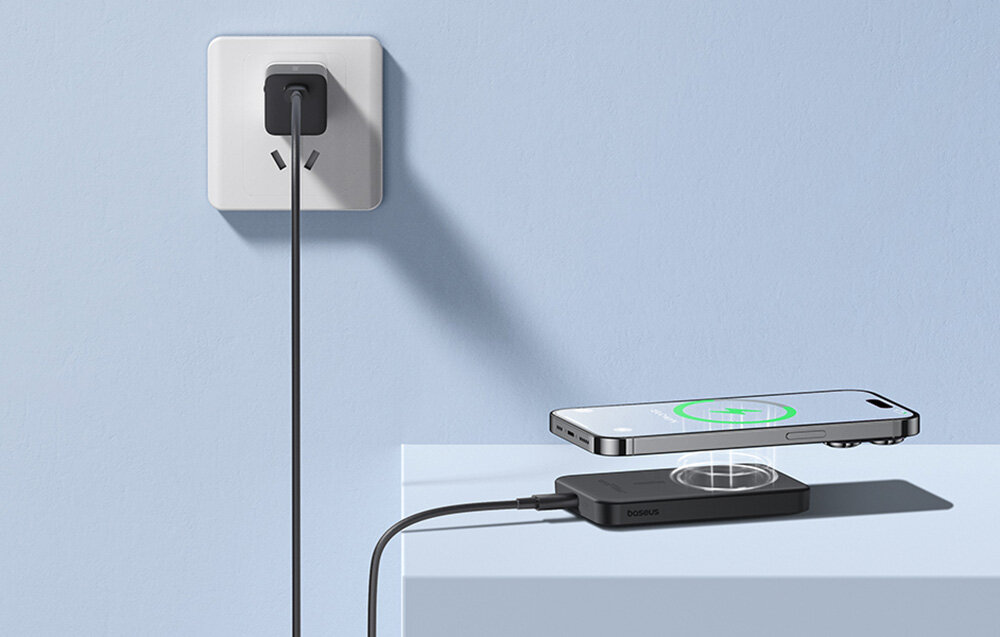 Powerbank BASEUS Magnetic Mini 5000 mAh 20W wygoda energia magnetyczna kontrukcja zasilanie