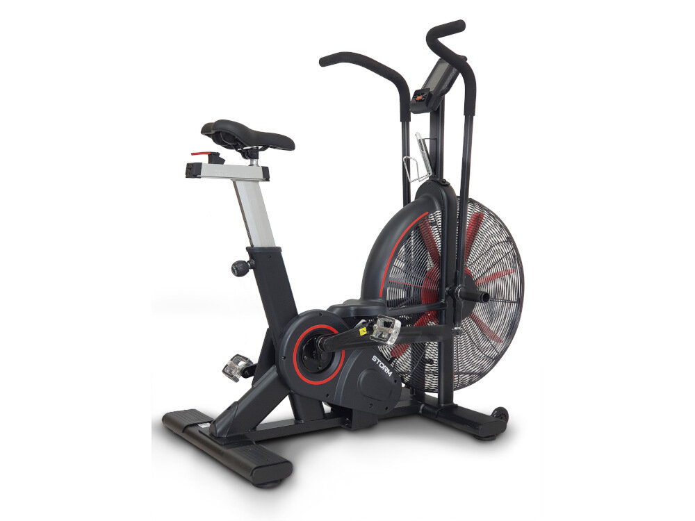 Rower powietrzny HERTZ FITNESS Storm zaawansowane narzedzie treningowe innowacyjny design wysoka funkcjonalnosc do intensywnego treningu cardio solidna konstrukcja stabilnosc wytrzymalosc technologia oporu powietrznego plynny plynacy ruch