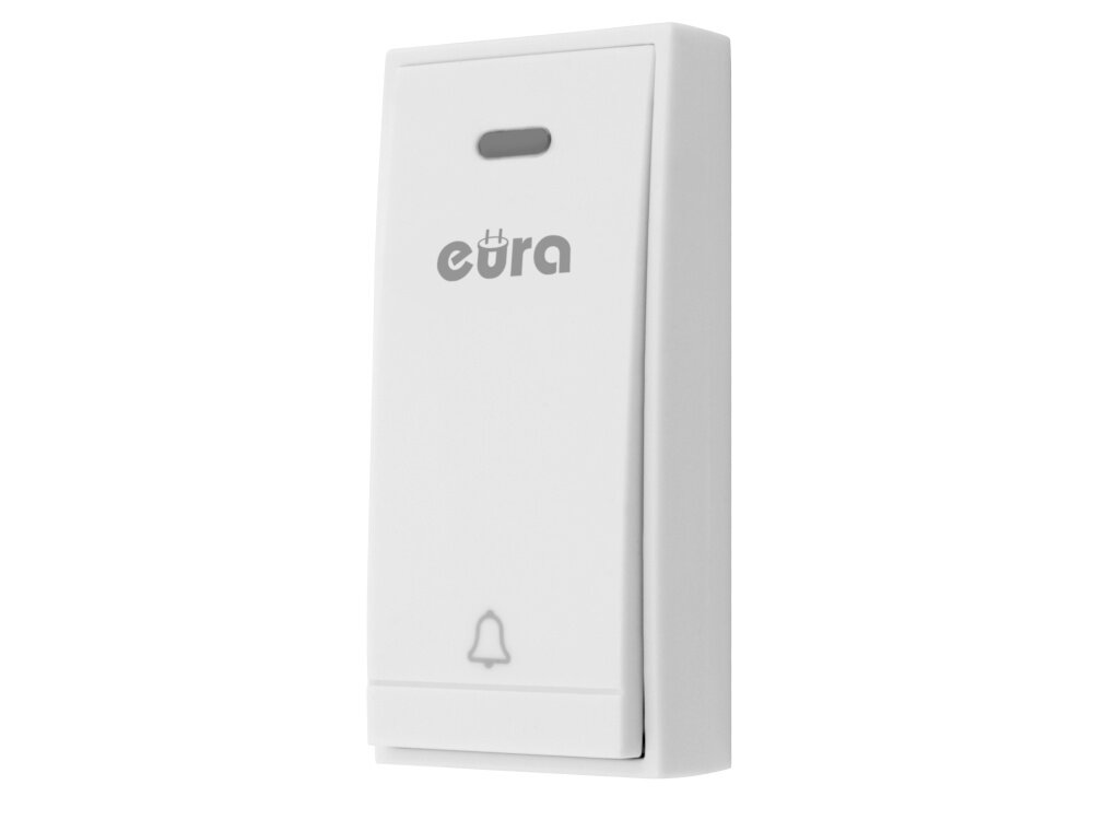 Dzwonek EURA WDP-80H2V2R Folk przycisk kinetyczny nie wymaga zasilania bateryjnego energia generowana przez nacisniecie wygoda ekologiczne rozwiazanie