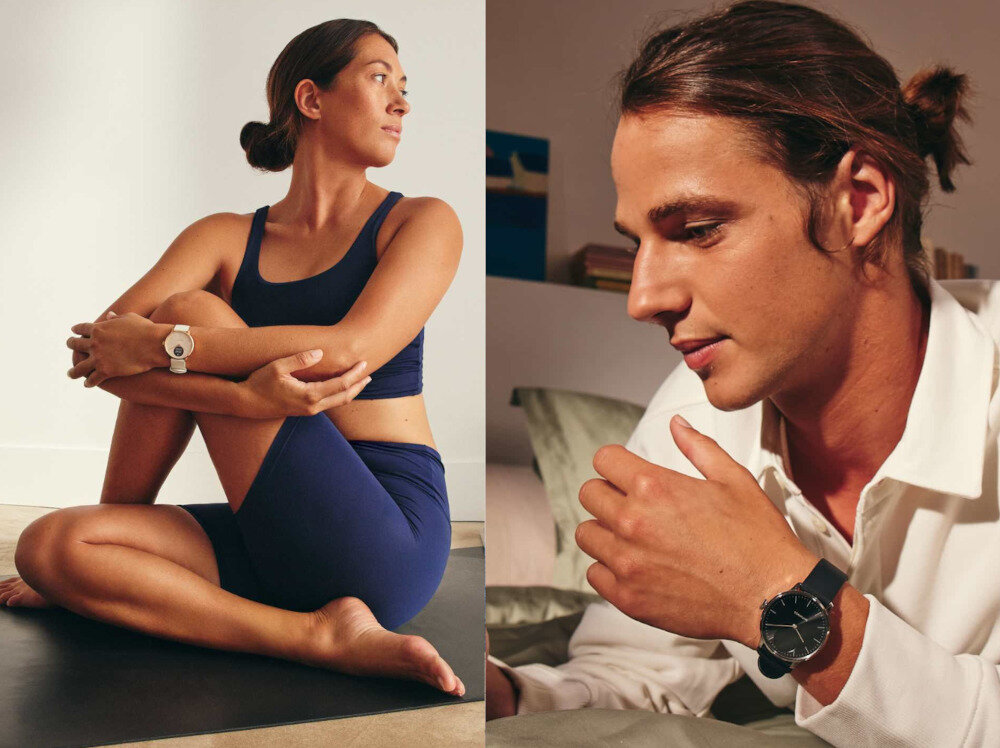 Smartwatch WITHINGS ScanWatch Light sesja oddechowa wyciszenie