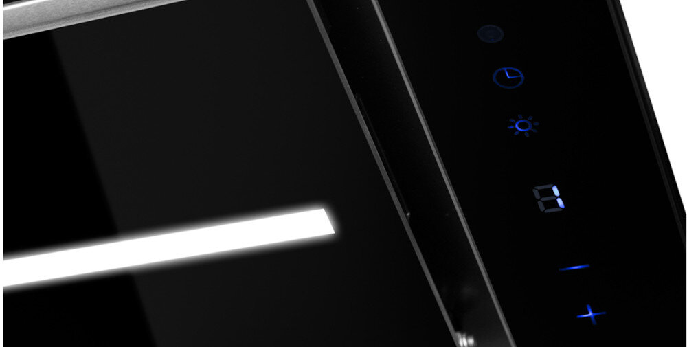 OKAP AFRELLI PIANO sterowanie przyciski łatwa obsługa 4 poziomy prędkości