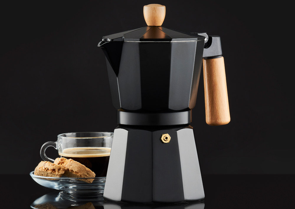 Kawiarka AMBITION Natural 6TZ Kremowy 300 ml Precyzja i pojemność sześć filiżanek po 50 ml korzyść kilka porcji jednocześnie smak napój