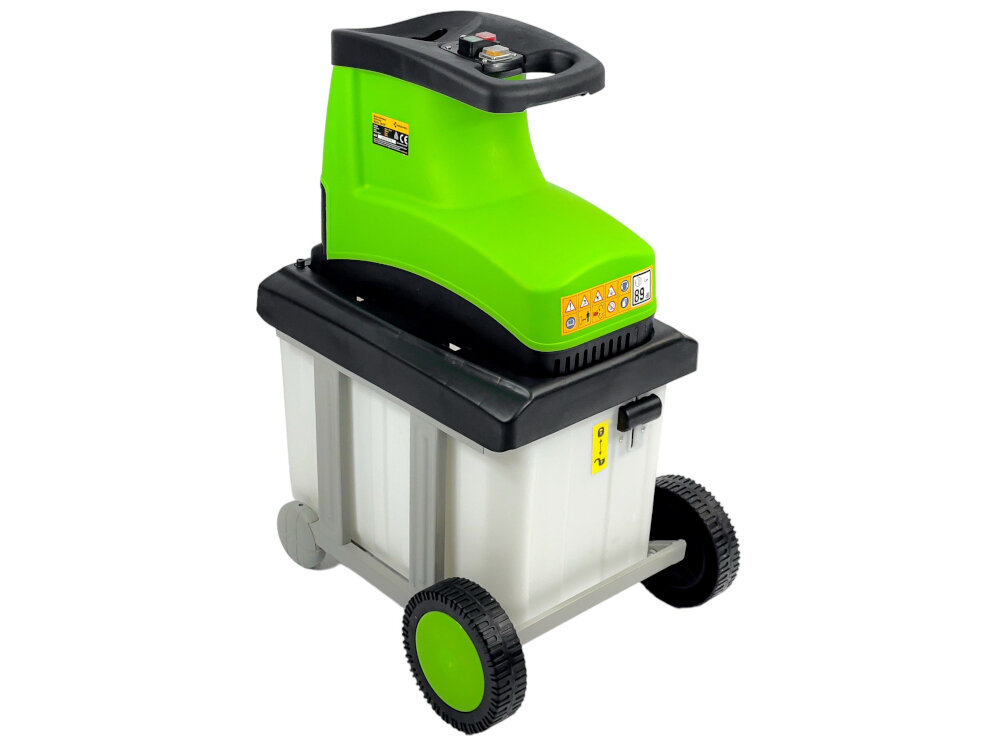 Rozdrabniacz do gałęzi GREENSO RE45-2800P elektryczny narzedzie do rozdrabniania odpadow ogrodowych