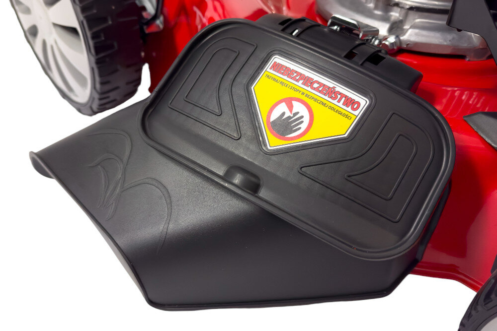 Kosiarka spalinowa GREENSO KS46-Y175N Yamaha MA 175 z napędem funkcja mulczowania wyrzut boczny wyrzut do kosza elastycznosc w pielegnacji trawnika