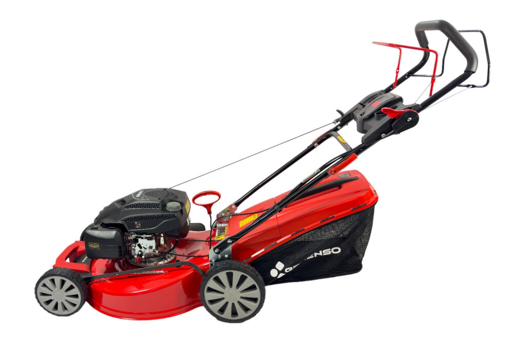 Kosiarka spalinowa GREENSO KS56-Y190N Yamaha MA 190 Yamaha MA190 z napędem efektywna wygodna niezrownana wydajnosc niezawodnosc naped ulatwia prowadzenie kosiarki