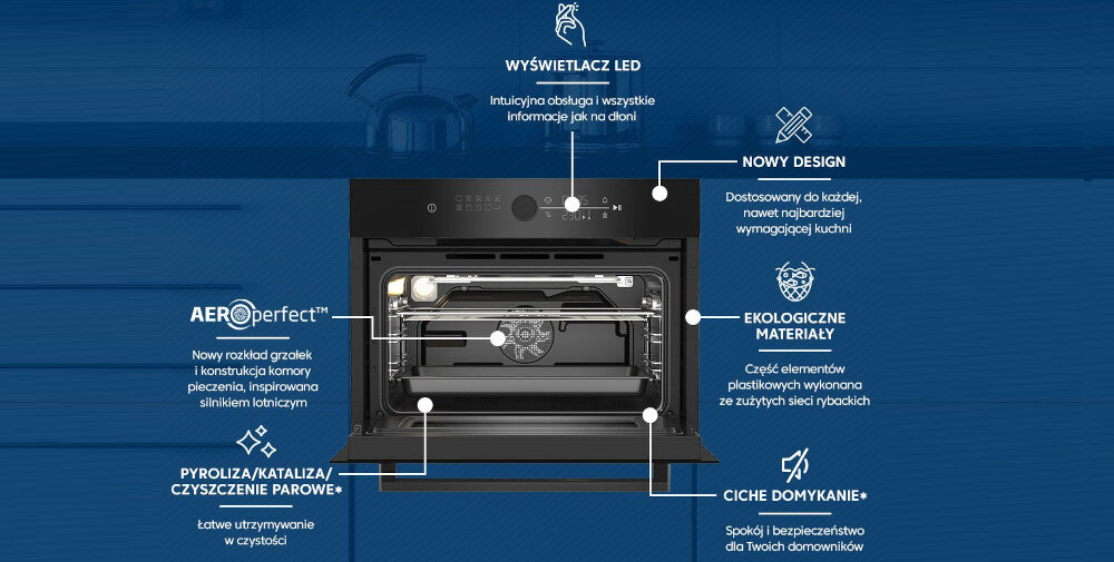 PIEKARNIK BEKO BBCW13400X natura rozwiązania linia