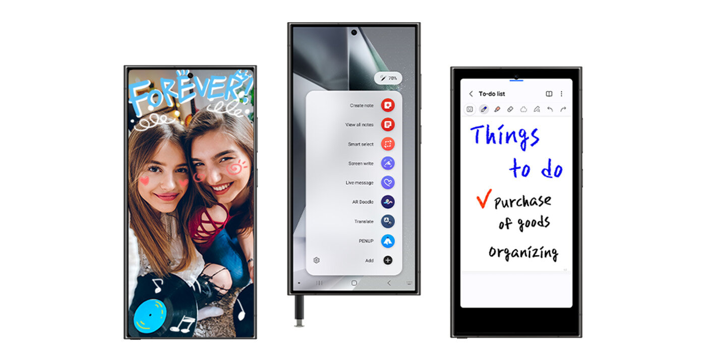 Używając rysika S Pen do Galaxy S24 Ultra zrobisz szybkie notatki, tłumaczenia i zaznaczenia w tekstach Używając rysika S Pen do Galaxy S24 Ultra zrobisz szybkie notatki, tłumaczenia i zaznaczenia w tekstach