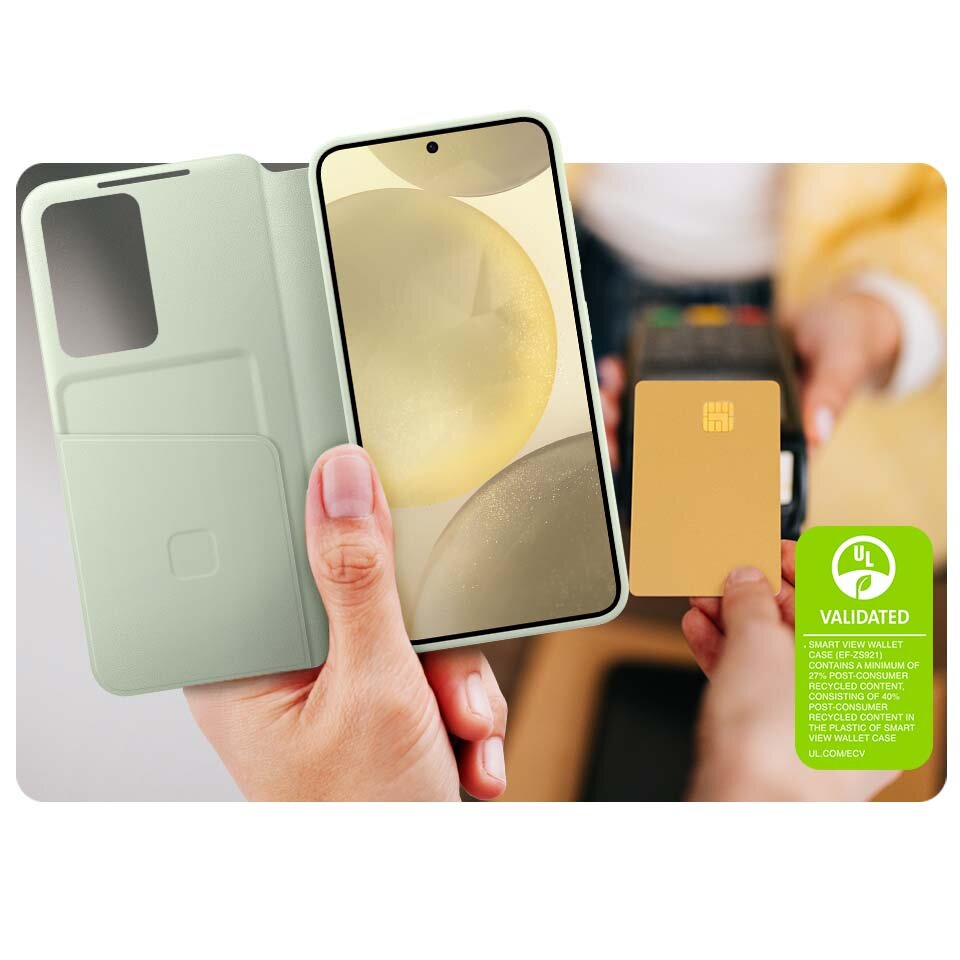 wewnątrz etui Smart View Wallet znajduje się kieszonka na karty wewnątrz etui Smart View Wallet znajduje się kieszonka na karty