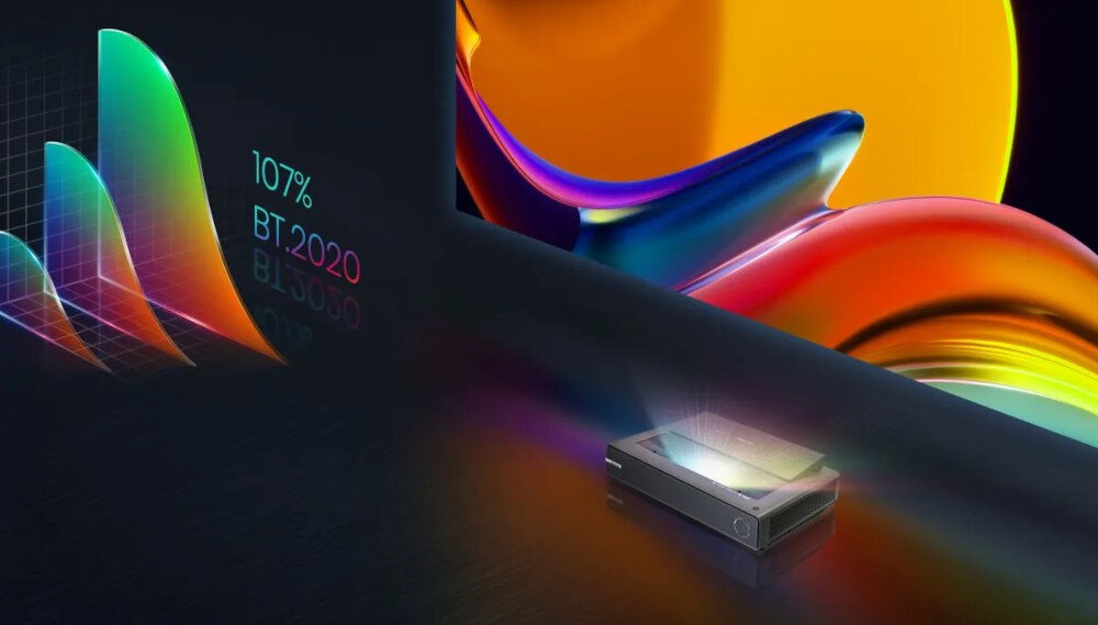 Projektor HISENSE PX2-PRO - Szeroka paleta barw, projektor wyświetla obraz