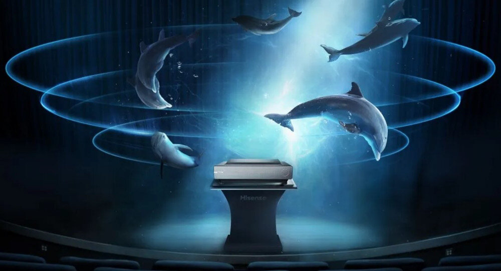 Projektor HISENSE PX2-PRO - Dźwięk Dolby Atmos, delifny