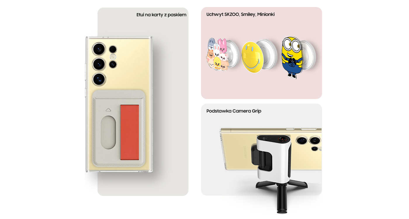 W Media Expert możesz dobrać do etui Clear Gadget Case efektowne paski, uchwyty i podpórki W Media Expert możesz dobrać do etui Clear Gadget Case efektowne paski, uchwyty i podpórki