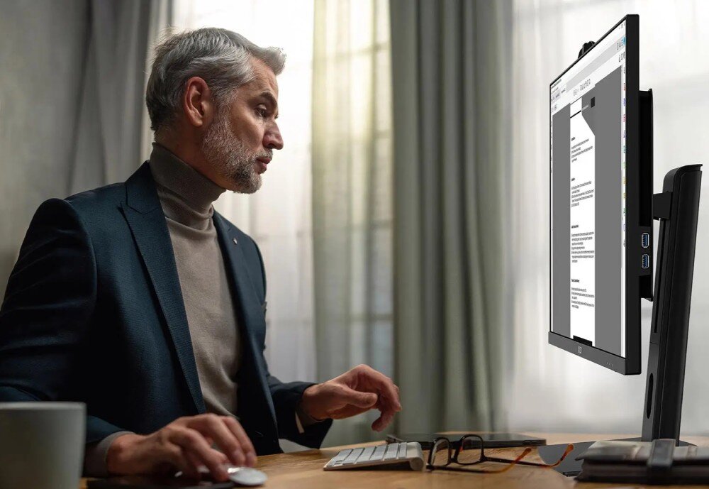 Komputer MSI Pro AP242P 14M-647EU 23.8 IPS i7-14700 16GB RAM 1TB SSD Windows 11 Professional zastosowanie wygląd