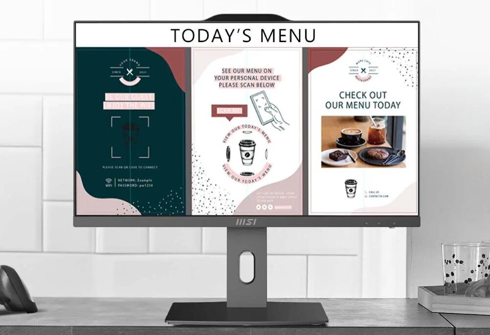 Komputer MSI Pro AP242P 14M-647EU 23.8 IPS i7-14700 16GB RAM 1TB SSD Windows 11 Professional 